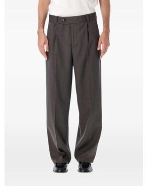 mfpen Pleated Wool Pants - Gray