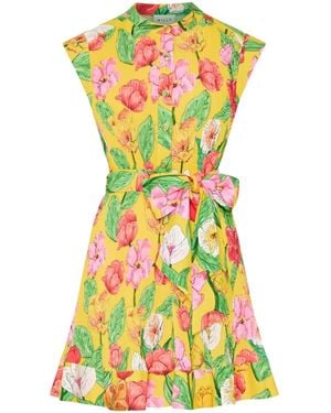 MILLY Joan Mini-Jurk - Geel