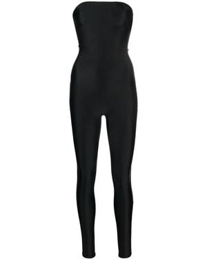 Atu Body Couture Strapless Jersey Jumpsuit - Black