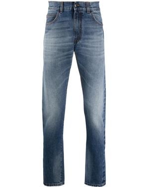 Paura Mid-Rise Straight Jeans - Blue