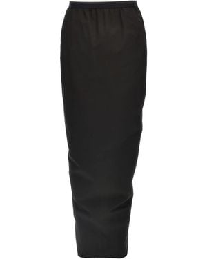 Rick Owens Pillar Maxi Skirt - Black