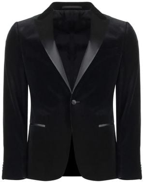 ZEGNA ベルベット ジャケット - ブラック
