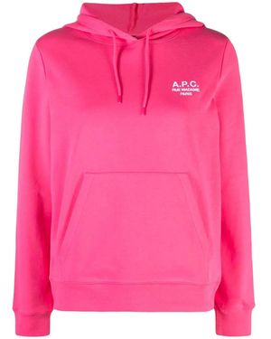 A.P.C. Sudadera Manuela Con Capucha Y Cordones - Rosa