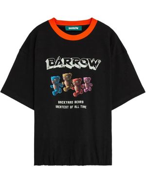 Barrow Crewneck Graphic T-Shirt - Black