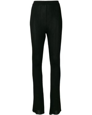 Givenchy Flared Ribbed Pants - Black
