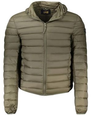 Roberto Cavalli Hooded Quilted Jacket - Green