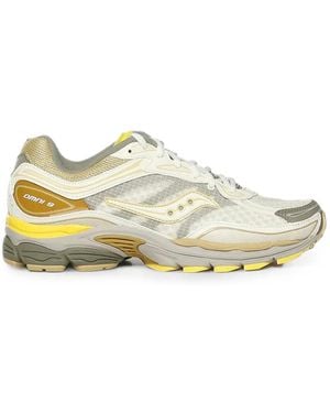 Saucony Progrid Omni 9 Lace-Up Sneakers - White