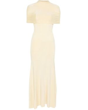 Roland Mouret Robe Mi-Longue À Découpes - White