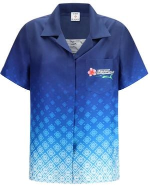 CASABLANCA Short-Sleeve Shirt - Blue