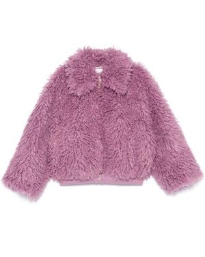 Essentiel Antwerp Faux-fur Jacket - Purple
