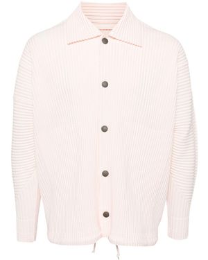 Homme Plissé Issey Miyake August Pleated Shirt - Natural