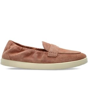 Tory Burch スエード ローファー - ブラウン