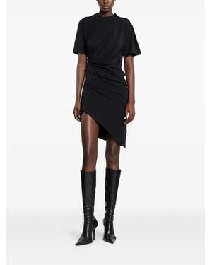 Mugler Pierced asymmetric dress - Negro