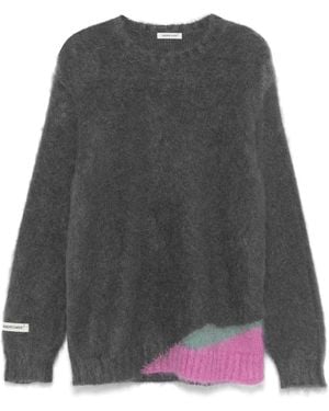 Undercover Brushed-Effect Jumper - Grey