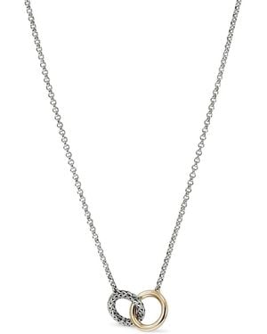 John Hardy 14Kt Jh Essential Linked Necklace - Metallic