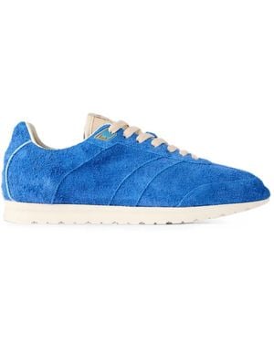 Paul Smith Minky Suede Panelled Trainers - Blue