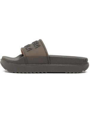 Bimba Y Lola Chocolate Platform Flip-Flops - White