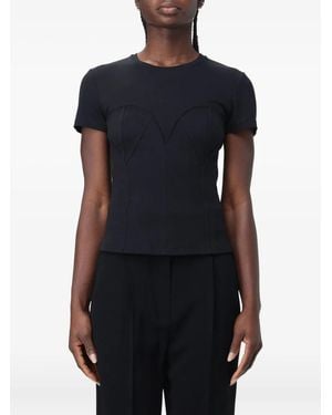 Blumarine Bustino T-Shirt - Black