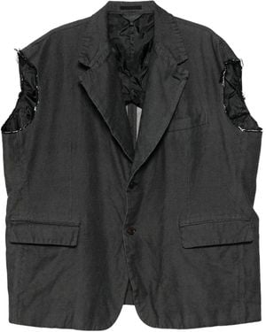 COMME DES GARÇON BLACK Sleeveless Gilet - ブラック