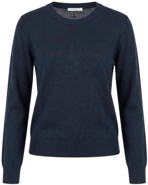 Patrizia Pepe Crew-Neck Wool Sweater - Blue