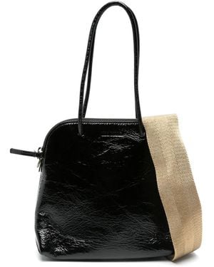 Uma Wang Leather Tote Bag - Black