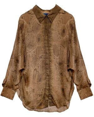 Mes Demoiselles Thurman Printed Shirt - Brown