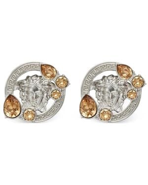 Versace Ohrstecker Mit Medusa - Mettallic