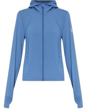 EA7 Sudadera Ventus7 Con Capucha - Azul