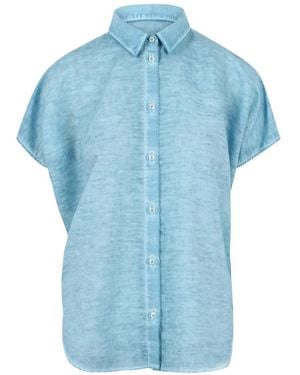 Ploumanac'h Chemise À Col Brodé - Blue
