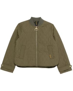 Barbour Quilted Zip-Fastening Jacket - Green