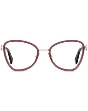 Moschino Gafas Con Montura Cat Eye - Rojo