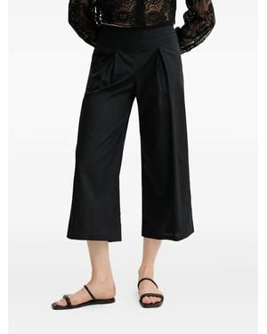 Ermanno Scervino Cotton Trousers - Black