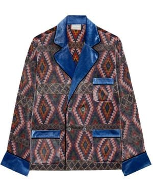 ジャケット PIERRE LOUIS MASCIA 12449 Jackets Jacket Febo Pierre-Louis Mascia Silk blend kimono jacket