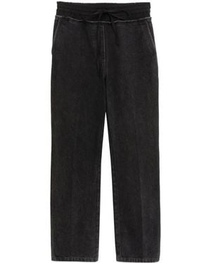 3.1 Phillip Lim Drawstring Straight-Leg Trousers - Black