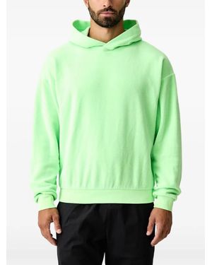 Bogner Fire + Ice Logo-Patch Fleece Hoodie - Green
