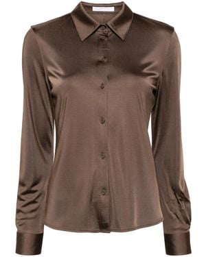 Helmut Lang Button-Up Shirt - Brown