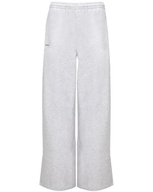 PANGAIA Logo-Print Track Trousers - White