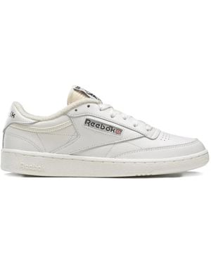 Reebok Club C 85 Logo Patch Trainers - White