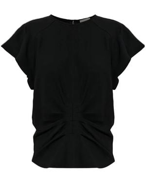 Isabel Marant Gerafftes Tullya Oberteil - Schwarz