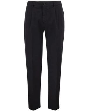 Peserico Logo-Detail Tailored Trousers - Blue