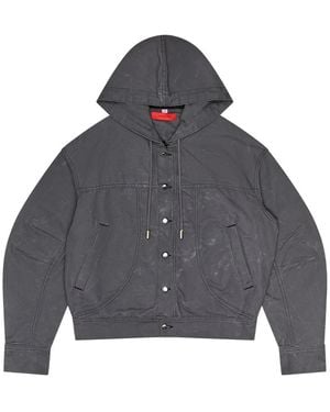 Eckhaus Latta Site Hooded Jacket - Grey