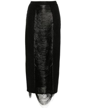 McQueen Mcqueen Armour Stitch Skirt - Black