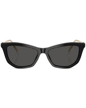 Swarovski Geometric-Frame Sunglasses - Gray
