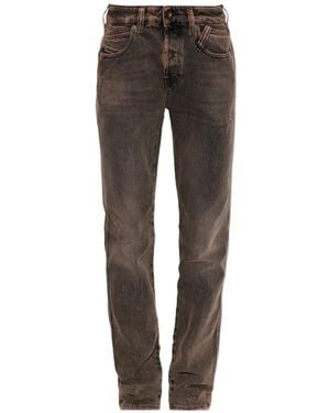 DIESEL 1992 D-Jiann-Rs Distressed Jeans - Gray