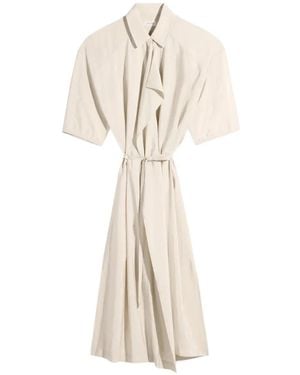 Lemaire Silk Shirtdress - White