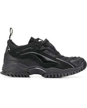 Random Identities Zapatillas Con Detalles De Cierre Tipo Trenca - Negro