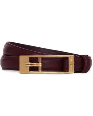 Anine Bing Elly Belt Smooth Leather - Brown