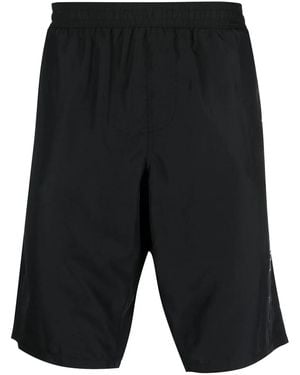 Balmain Logo-Print Swim Shorts - Black
