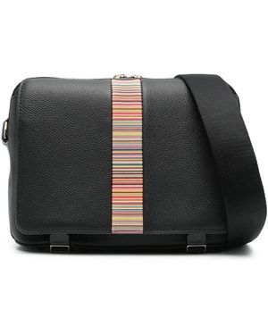 Paul Smith Kuriertasche Mit Signature-Streifen - Schwarz