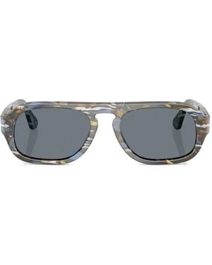 Persol Rectangle-Frame Sunglasses - Gray